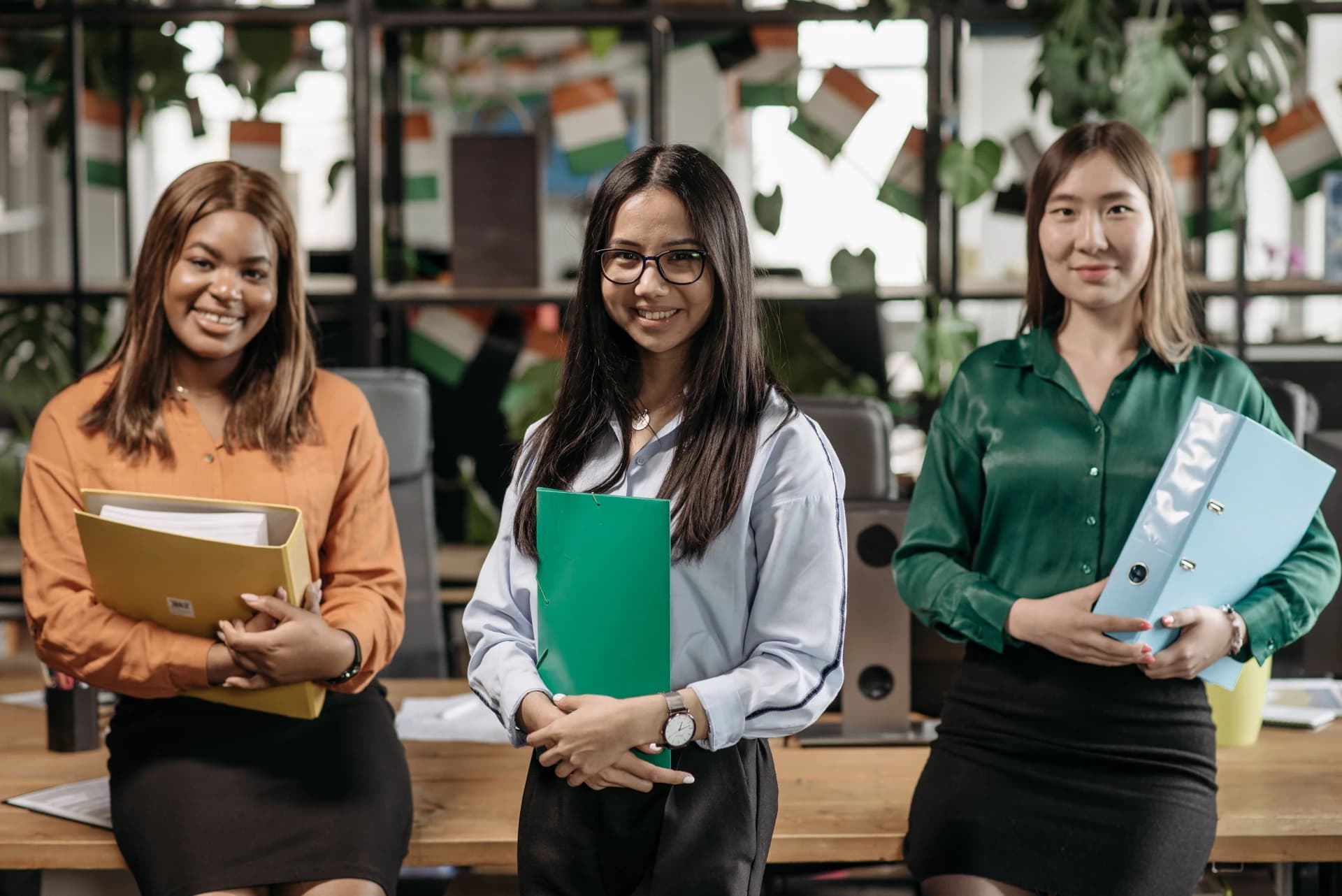 A team of young professionals ready to work